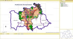 Digitální mapové podklady města a správních území